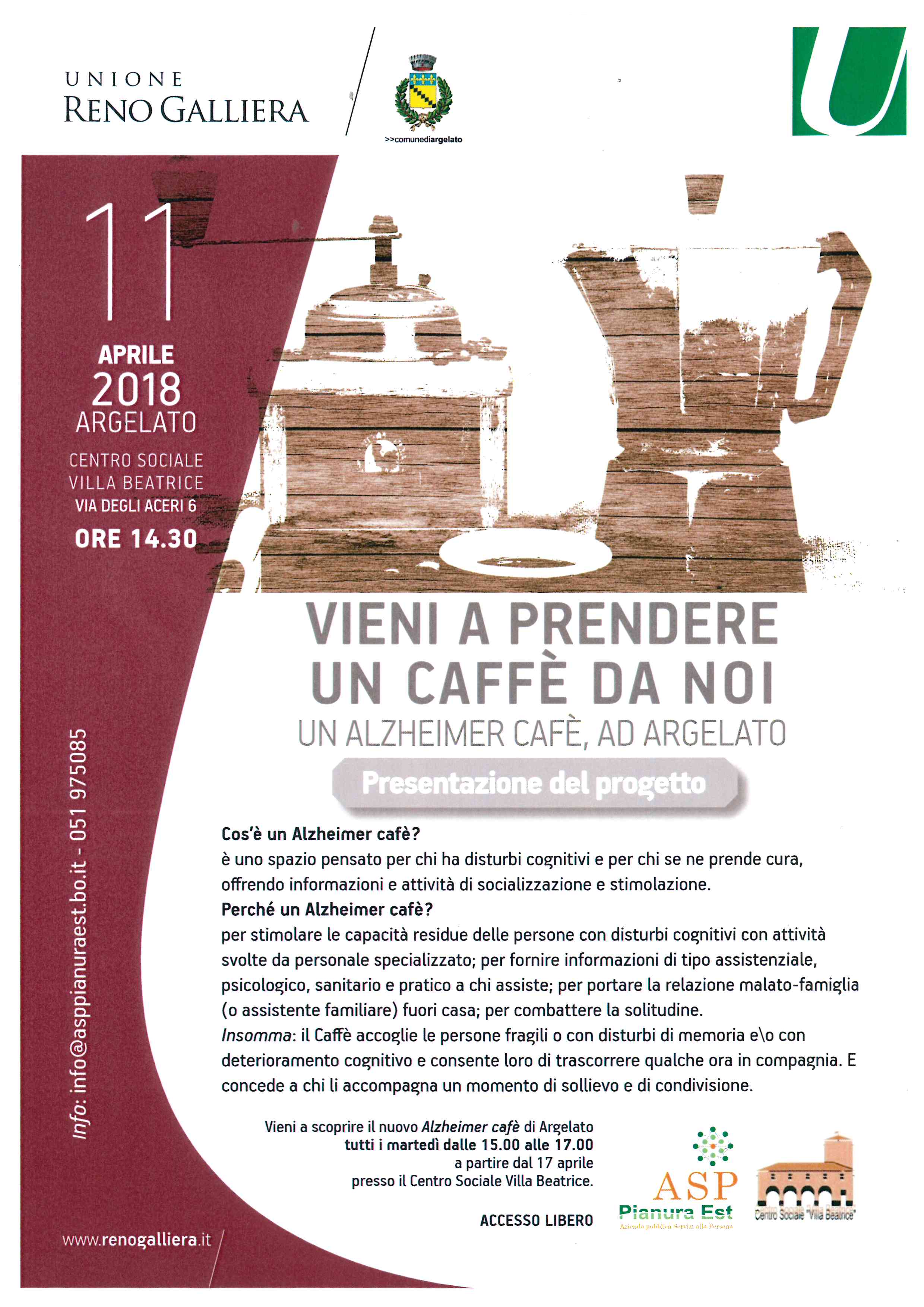 VIENI A PRENDERE UN CAFFE' CON NOI 