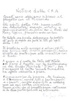 NOTIZIE DALLA CRA DI MINERBIO 